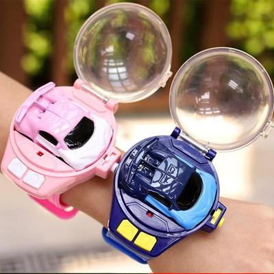 Mini USB Charging Wrist Watch RC Car for Kids – Remote Control Watch Car Toy | Rechargeable Racing Car | Blue, Red & Pink - Image 4