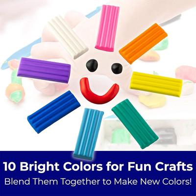 Non-Hardening Clay Dough for Kids 180gm | Colorful Modeling Clay for Crafts & Creative Play - Image 6