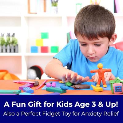 Non-Hardening Clay Dough for Kids 180gm | Colorful Modeling Clay for Crafts & Creative Play - Image 7