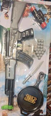 Kids Fiery Toy Gun Set Black Plastic 3-5 Years | Pretend Play Toy Set for Boys & Girls - Image 3