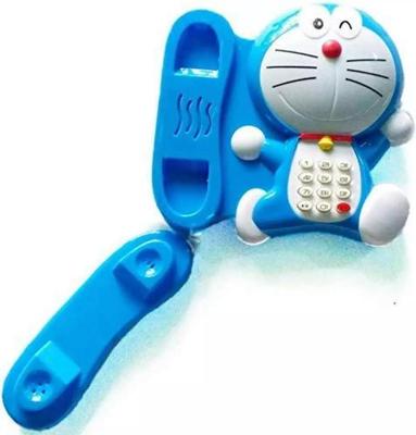 Doraemon Telephone Toy for Kids – Blue Educational Musical Learning Phone - Image 2