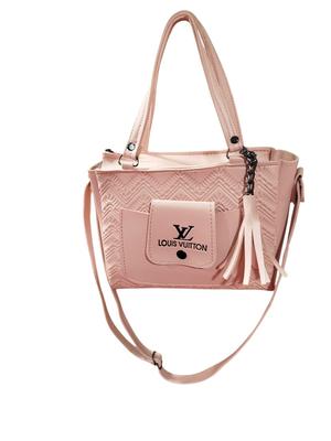Rexine Textured Tote Bag with Louis Vuitton – Premium Women's Designer Handbag for Office & Daily Use in Pakistan - Image 5