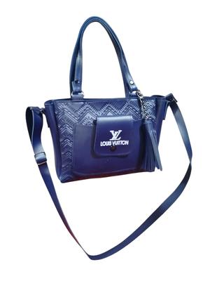Rexine Textured Tote Bag with Louis Vuitton – Premium Women's Designer Handbag for Office & Daily Use in Pakistan - Image 7