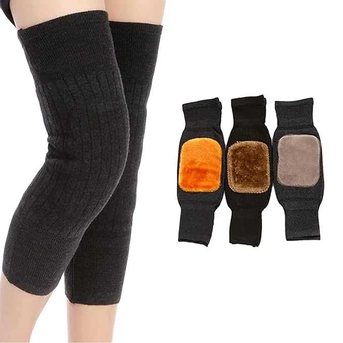 Winter Warm Knee Warmers – Thermal Fleece Knee Sleeves & Joint Protectors for Men & Women - Image 2