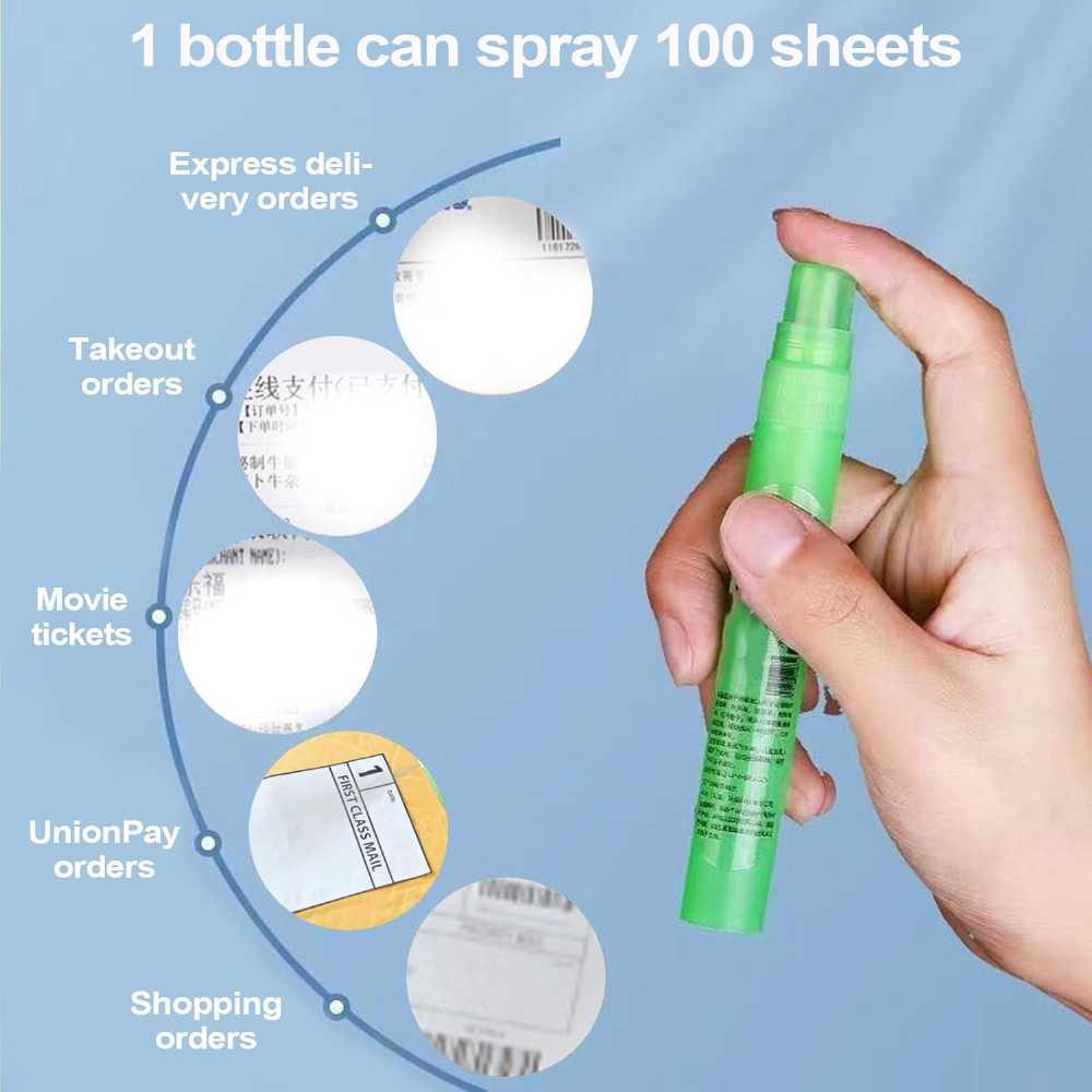 Thermal Ink Remover Spray – Privacy Protection Spray for Sensitive Printed Information - Image 2