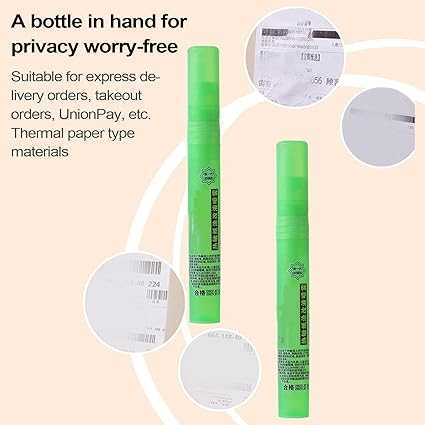 Thermal Ink Remover Spray – Privacy Protection Spray for Sensitive Printed Information - Image 5