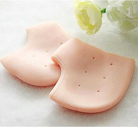 Silicone Half-Heel Socks โ Anti-Crack Gel Heel Sleeves for Dry, Rough & Cracked Feet - Image 2