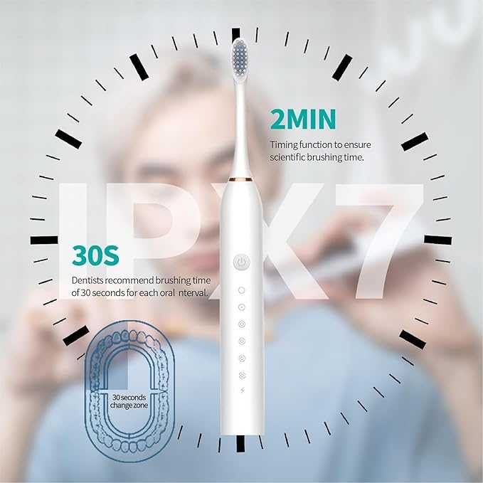 Ultrasonic Sonic Electric Toothbrush – USB Rechargeable & Washable Electric Toothbrush for Whitening & Oral Care - Image 4