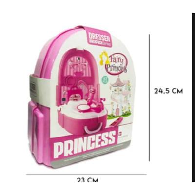 Pink Dresser Playset for Girls 1-5 Years | Kids Pretend Makeup & Dressing Toy Set - Image 3