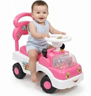 Pink Kids Riding Car with Music & Lights for Toddlers | Battery Operated Ride-On Car | Baby Push Car for Boys & Girls | Kids Ride-On Toy Pakistan - Image 2