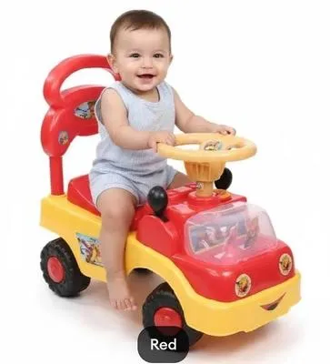 Pink Kids Riding Car with Music & Lights for Toddlers | Battery Operated Ride-On Car | Baby Push Car for Boys & Girls | Kids Ride-On Toy Pakistan - Image 6