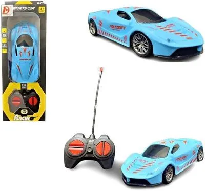 Blue RC Car for Kids with Remote Control | Remote Control Racing Toy Car for Boys & Girls - Image 2
