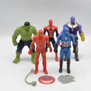 Avengers Endgame Super Hero Action Figure Toy Pack of 5 for Kids | Collectible Marvel Figures
