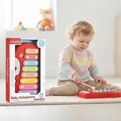 Baby Xylophone Musical Toy for Kids | Cute Animal Xylophone Educational Music Toy - Image 3