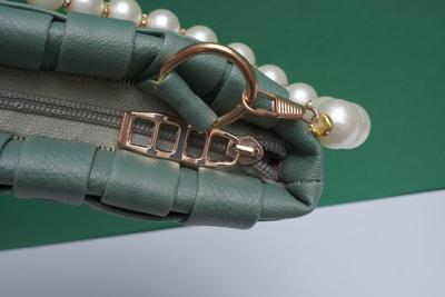 Green Braided PU Leather Handbag for Women – Elegant Ladies Shoulder Tote Bag for Office & Daily Use in Pakistan - Image 6
