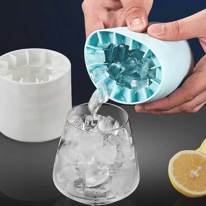 Mini Silicone Ice Bucket โ 2-in-1 Ice Cube Maker & Storage Box for Home, Kitchen, Parties & Outdoor Use - Image 3