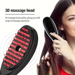 3-in-1 Hair Growth Brush – Electric Scalp Massager with Nano Steam & Vibration | Hair Care & Scalp Massage Tool