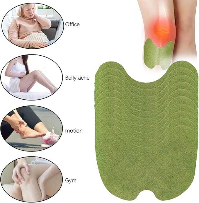 Pain Relief Knee Patch – Natural Wormwood Herbal Heat Sticker for Knee & Joint Comfort - Image 4