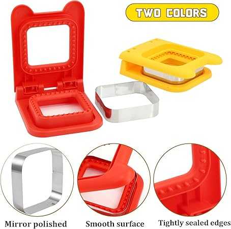Stainless Steel Sandwich Cutter & Sealer โ DIY Uncrustables Maker Mold for Kids, Lunch Boxes & Homemade Snacks - Image 3