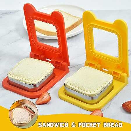Stainless Steel Sandwich Cutter & Sealer โ DIY Uncrustables Maker Mold for Kids, Lunch Boxes & Homemade Snacks - Image 4