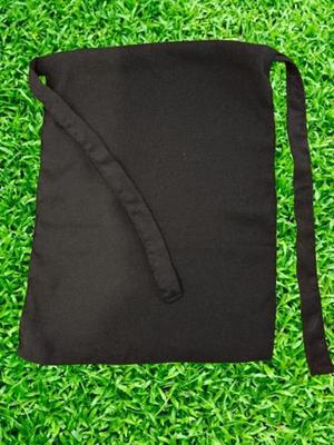 Black Chiffon Niqab Patti for Women | Daily Wear Face Covering - Image 2