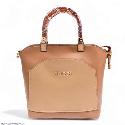 Women's PU Leather Embossed Hand Bag – Premium Ladies Top Handle Handbag for Daily Use in Pakistan - Image 3