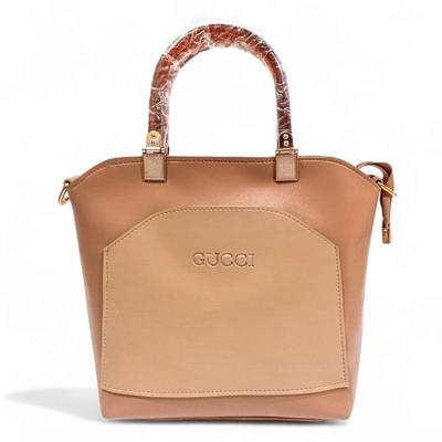 Women's PU Leather Embossed Hand Bag – Premium Ladies Top Handle Handbag for Daily Use in Pakistan - Image 2