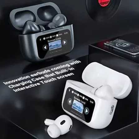 A9 Pro Wireless Earbuds White | Bluetooth 5.3 | HD Stereo Sound | TWS with Charging Case - Image 4