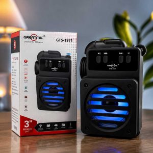 Greatmic GTS-1971 Portable Wireless Bluetooth Speaker | TWS, USB, TF Card, FM Radio