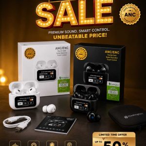 Redington ANC/ENC Wireless Earbuds | Active Noise Cancellation | ENC HD Calling | Touch Control | Long Battery Life