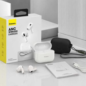 Baseus ANC Wireless Earbuds – Bluetooth 5.4 | Active Noise Cancellation (ANC) | TWS Earphones with Charging Case