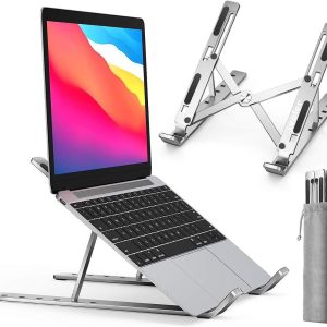 Adjustable Laptop Stand – Folding Portable Bracket for Desk, Office & Home