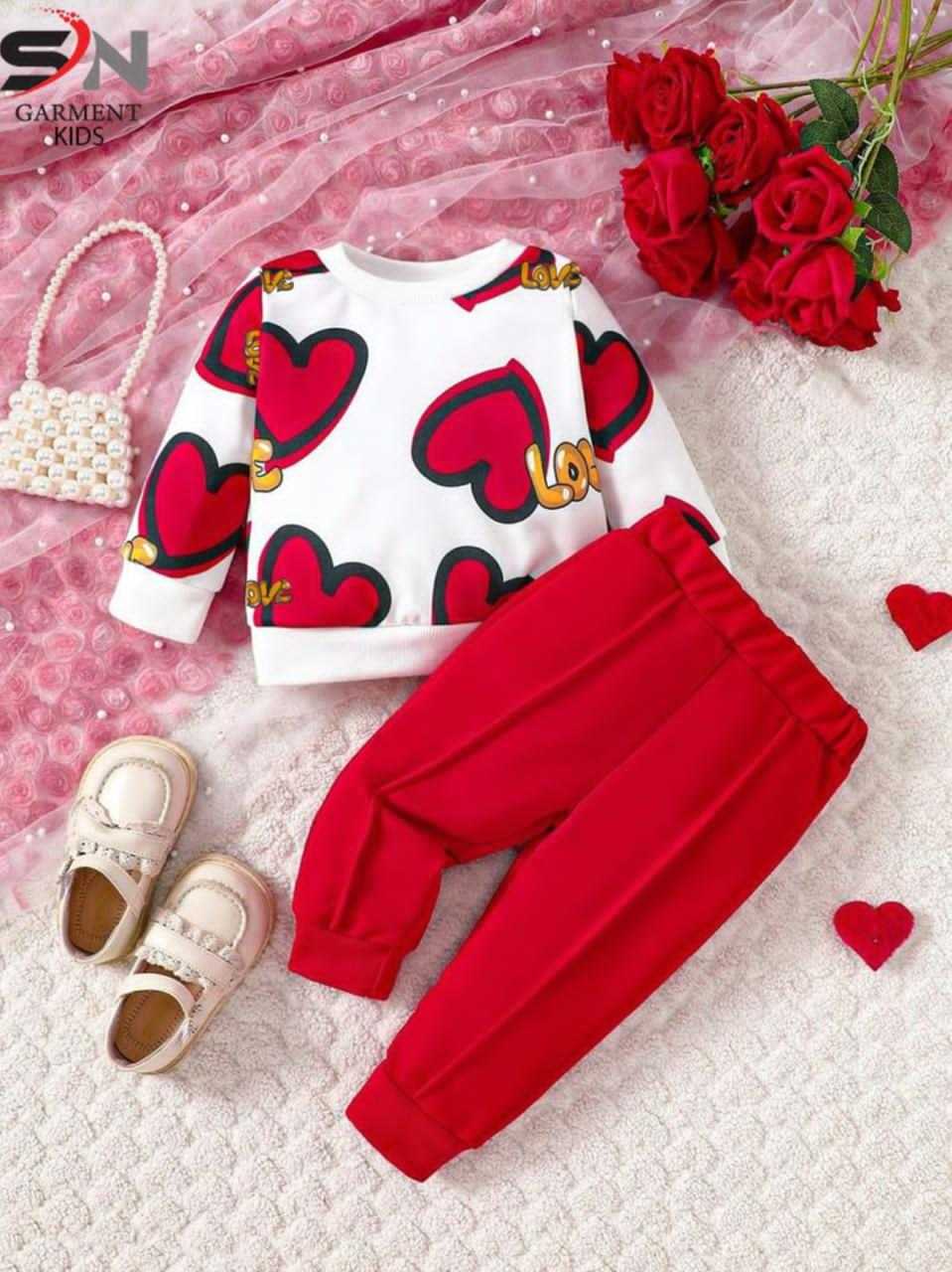 Kids Printed Tracksuit – Soft Comfortable Two-Piece Casual Outfit for Boys & Girls - Image 2