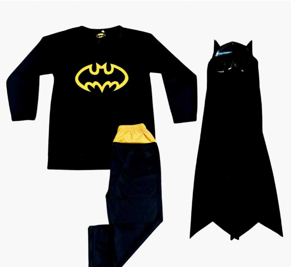 Complete Batman Costume for Kids – Superhero Fancy Dress with Mask & Cape