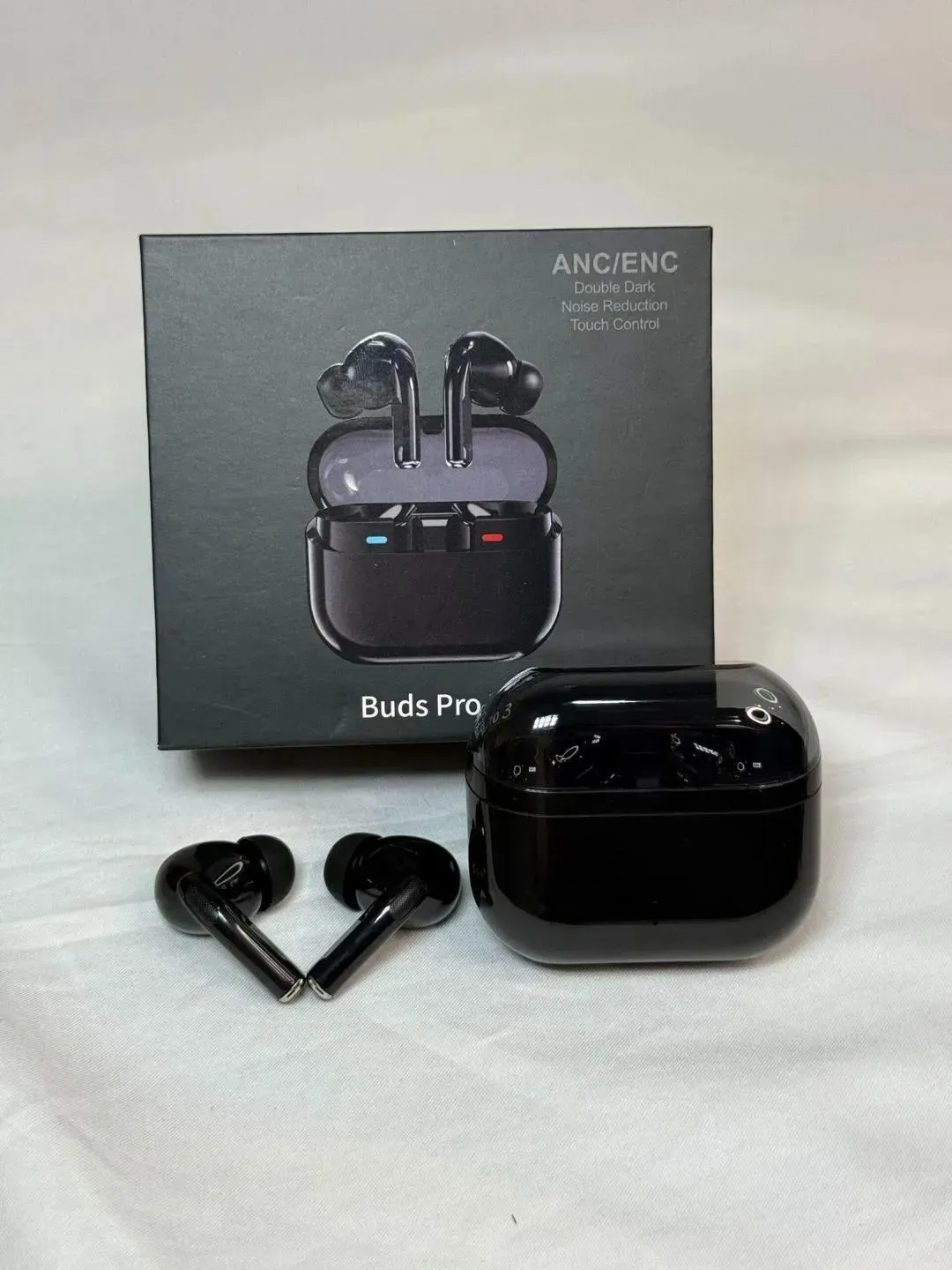 Buds ANC/ENC Wireless Earbuds Black Bluetooth 5.2 - Image 3
