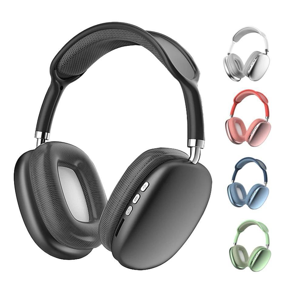 Premium Wireless Bluetooth Headphones – Black, Blue, Red, White & Green