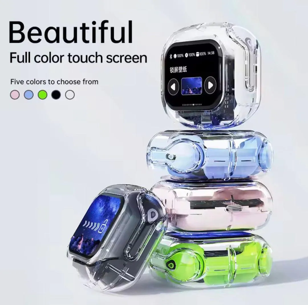 Wireless Transparent Earbuds with Smart Touch Controls