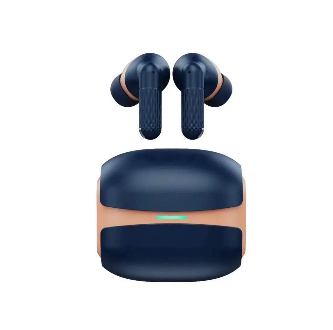 TWS Wireless Earbuds Yellow Black with Charging Case - Image 3