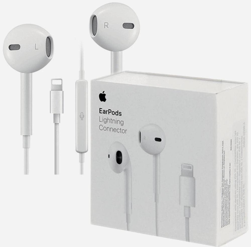 White iPhone Bluetooth Handsfree with Built-in Microphone - Image 2