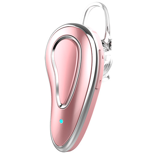 Bluetooth Headset for Women Pink Silver Black 10h Battery - Image 2