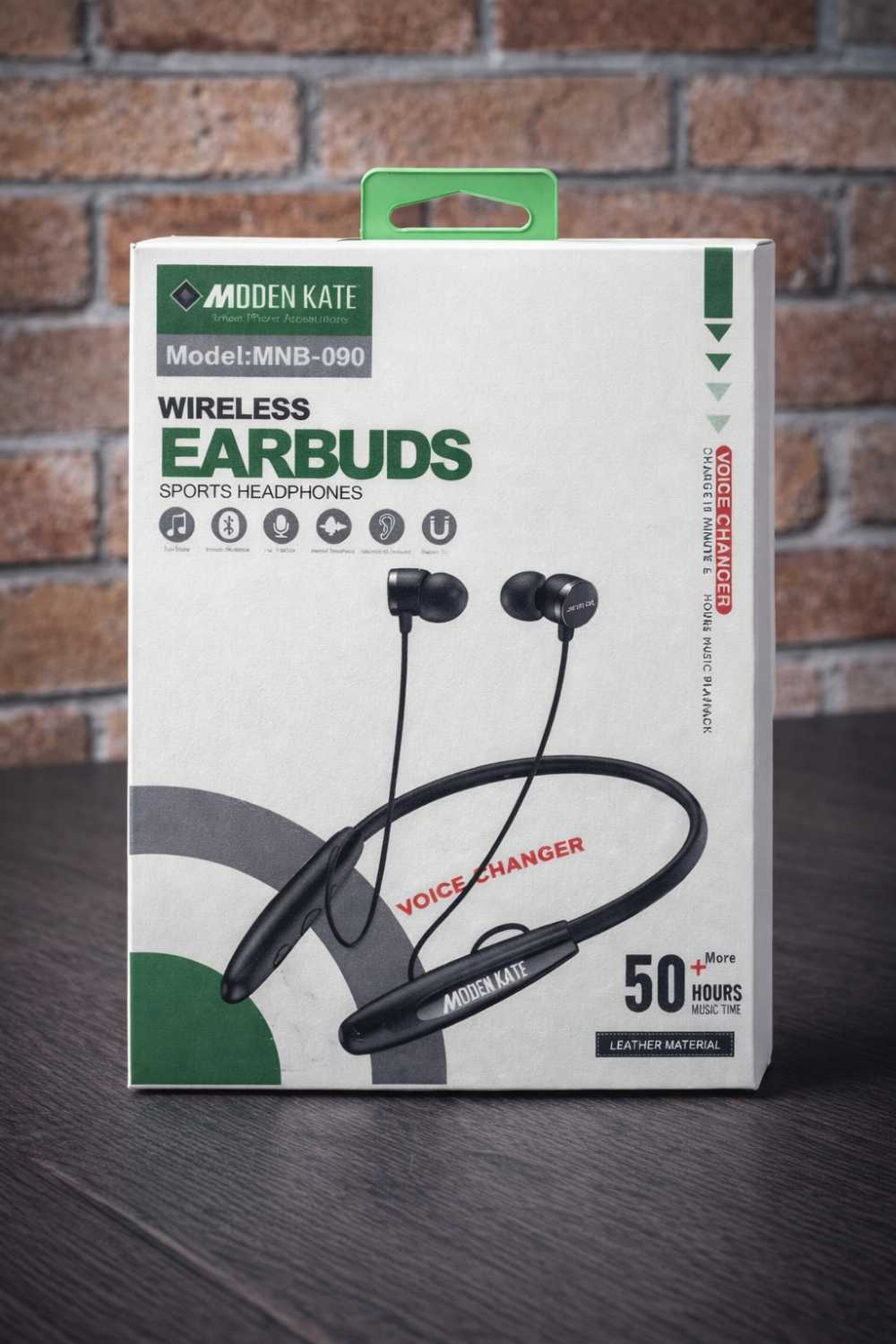 Modern K8 Neckband Wireless Earphones – Bluetooth 5.2 | Deep Bass | Long Battery Life | Magnetic Earbuds - Image 2