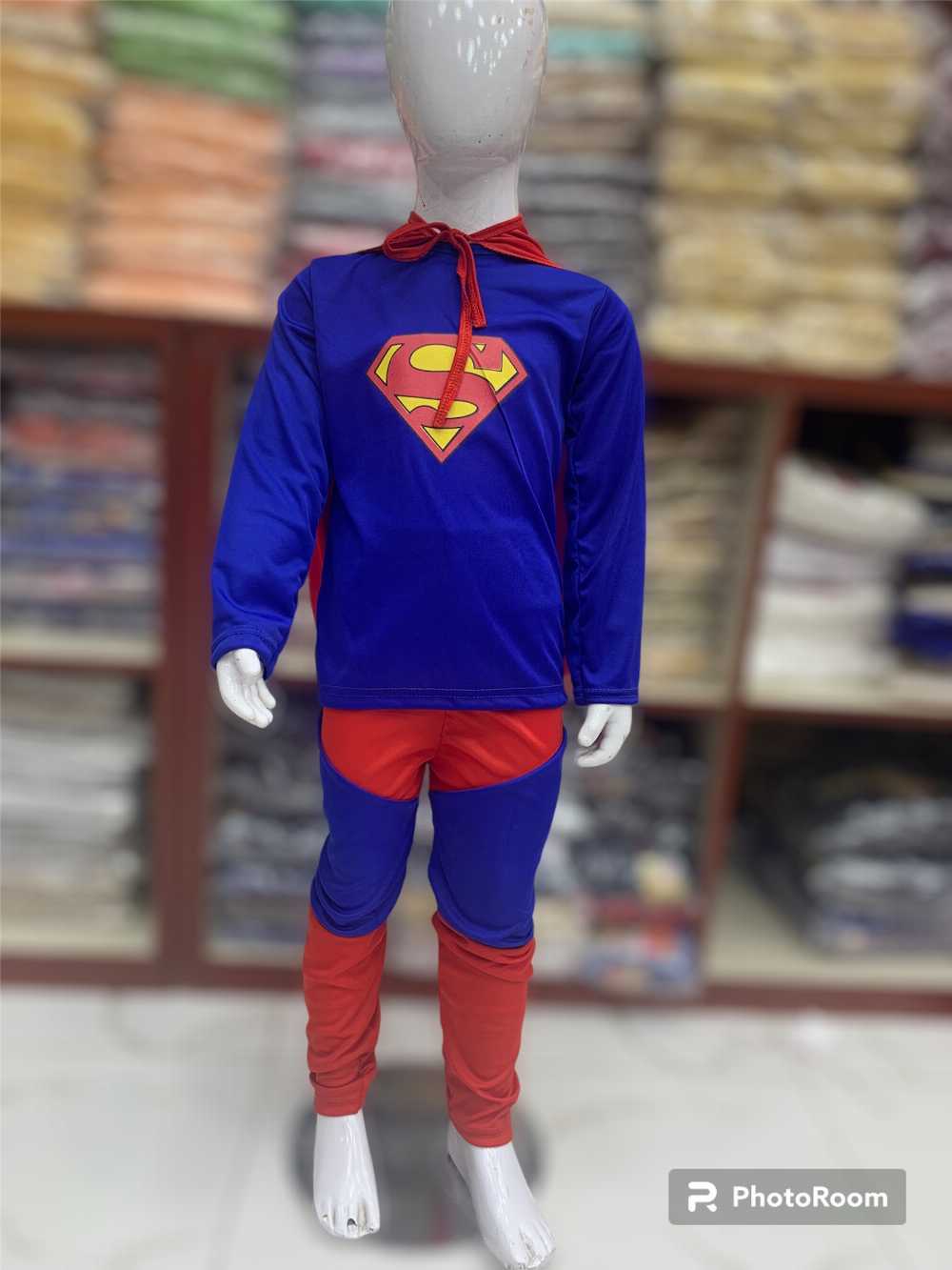 Kids Superman Costume Set – Complete Superhero Dress Up Outfit for Boys & Girls - Image 4