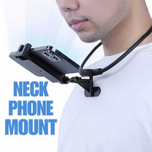 Neck Mobile Phone Mount 6 Pcs – Hands-Free Adjustable Smartphone Holder for Vlogging, Video & Live Streaming