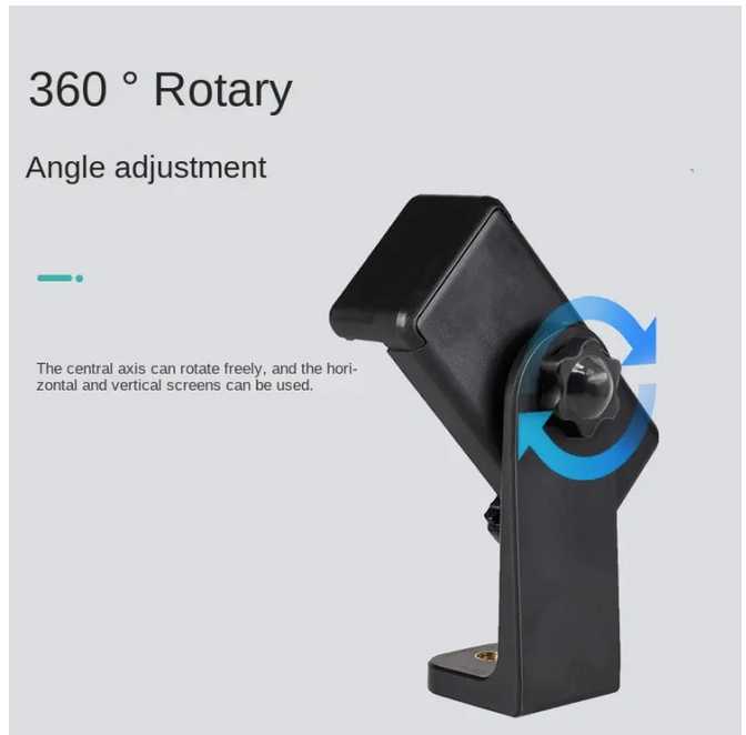 360° Rotation Universal Phone Holder – Adjustable Mobile Stand for Desk, Table & Hands-Free Use