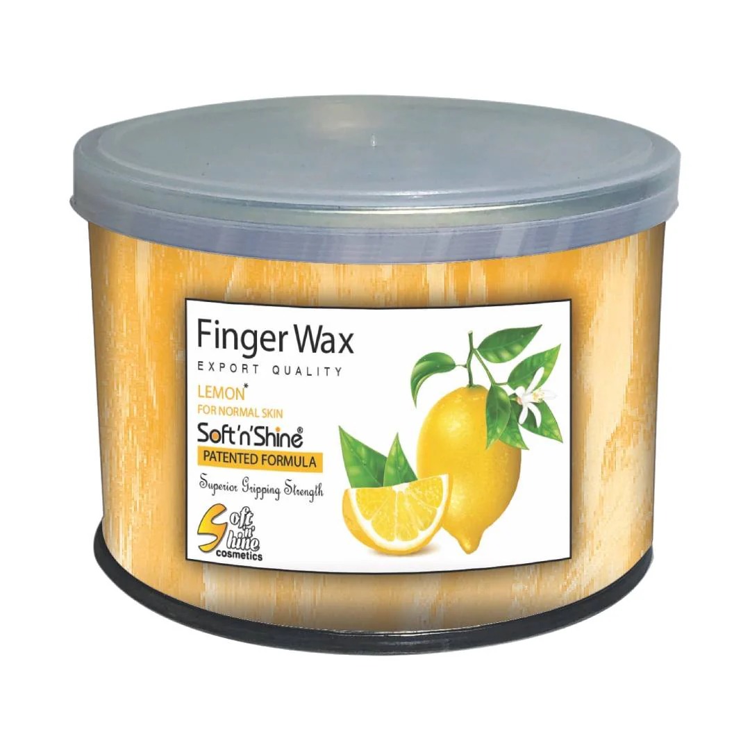 (lemon) Soft N Shine Finger Wax 225gm - Image 2