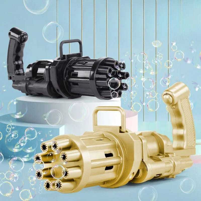 Automatic Bubble Gun Machine – Fun Outdoor Bubble Toy for Kids (Random Color) - Image 4