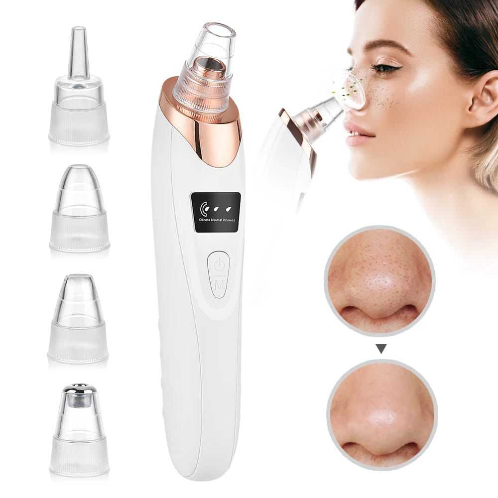 Electric Blackhead Remover Vacuum โ Professional Pore Cleaner with Acne Needle & Skin Care Kit - Image 3