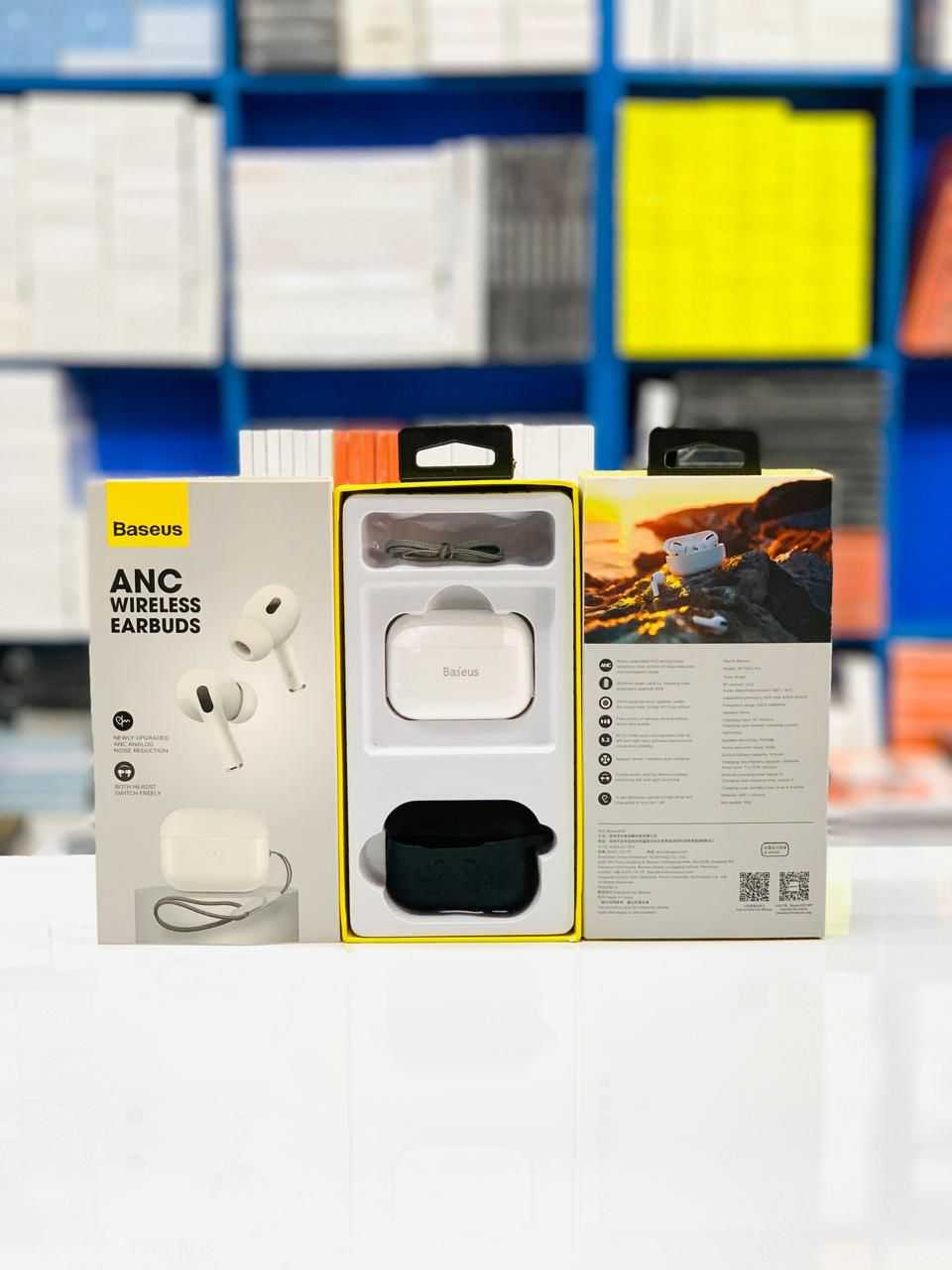 Baseus ANC Wireless Earbuds – Bluetooth 5.4 | Active Noise Cancellation (ANC) | TWS Earphones with Charging Case - Image 2