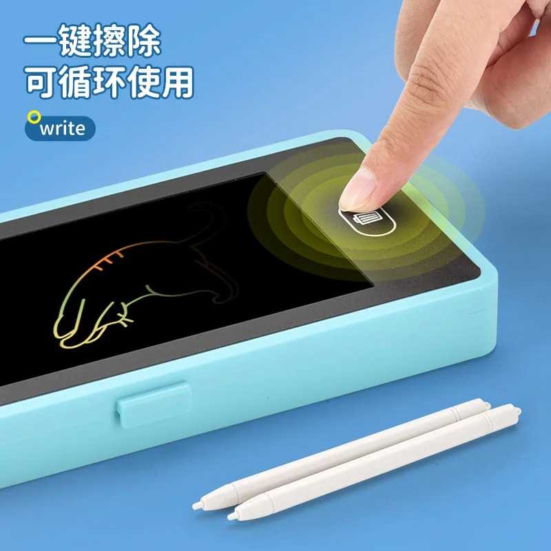 2-in-1 Smart Pencil Box – Multicolor LCD Writing Tablet & Stationery Organizer - Image 2