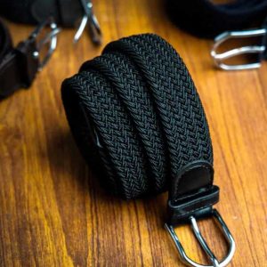Pack of 2 Imported Cotton Stretch Belts for Men